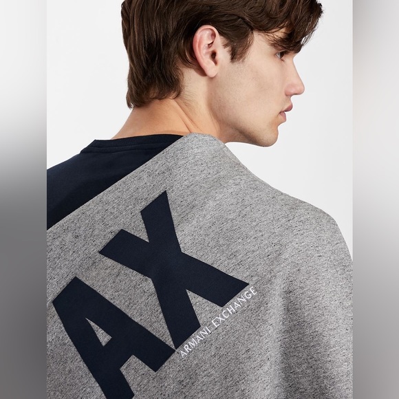Armani Exchange CREW NECK SWEATSHIRT - Picture 2 of 10